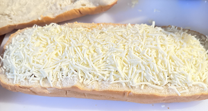 With cheese added